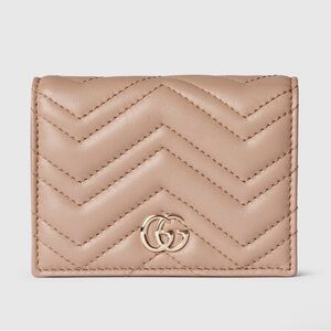 Gucci Beige Quilted Leather Wallet